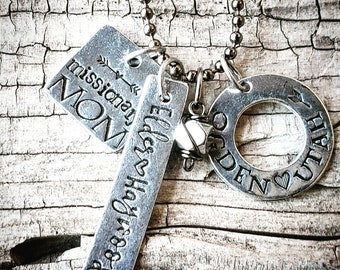 Missionary mom necklace; Custom necklace