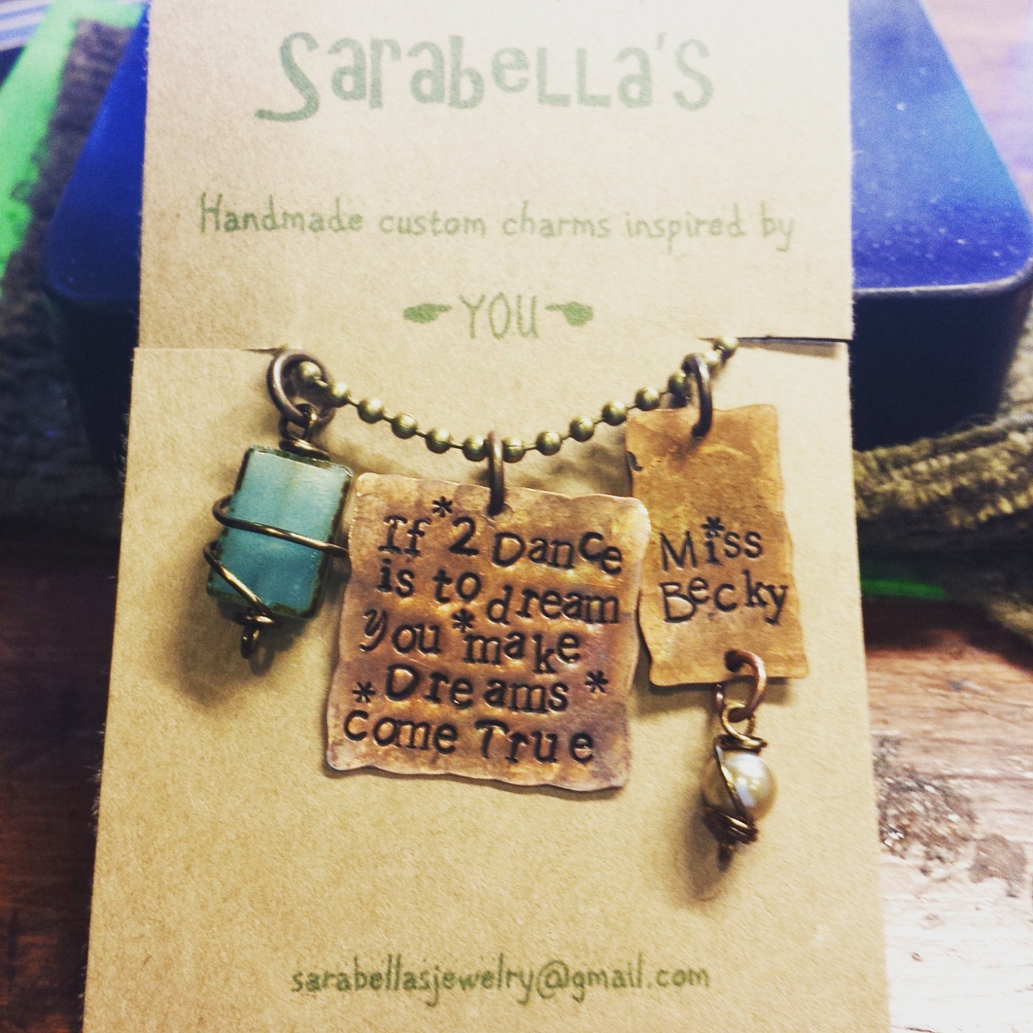 A Great Dance Teacher Charm Necklace