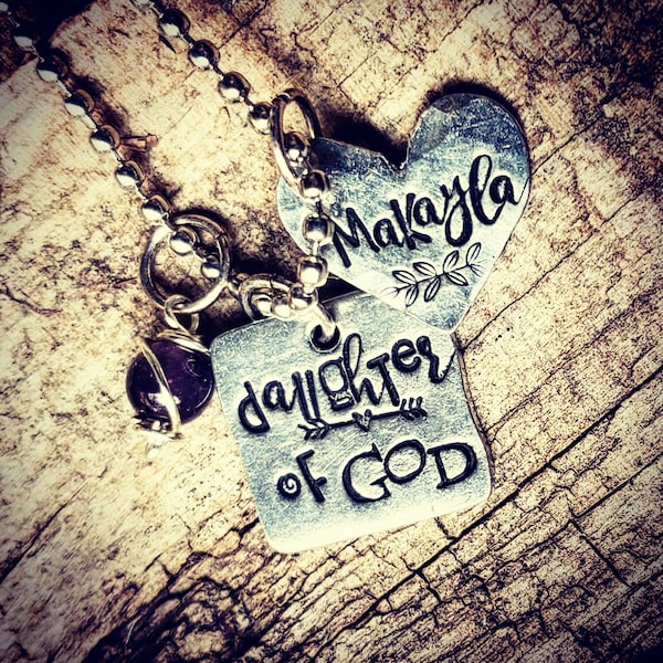 Daughter of God; baptism; Christian jewelry