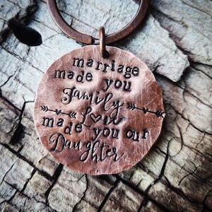 Daughter in law keychain