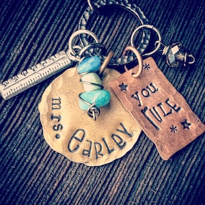Teacher appreciation; teacher necklace; teacher gift
