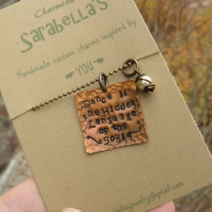 Dance Quote Necklace