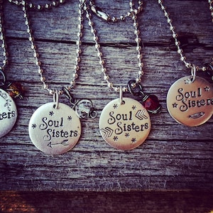 Soul Sisters Necklace; Best Friend; Soul Sister
