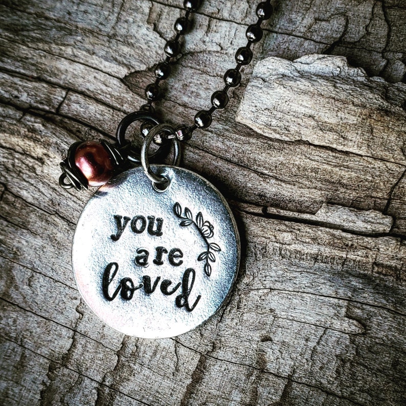 You Are Loved Necklace - Etsy
