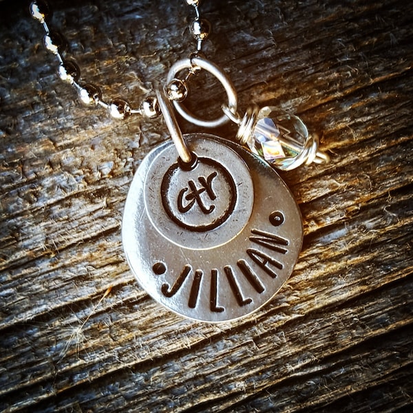 CTR Necklace, Baptism necklace, name necklace