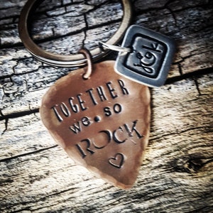 Couples keychain, together we so rock