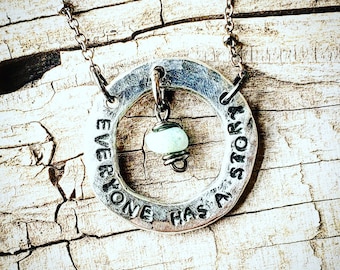 Daily inspiration; Everyone has a story necklace