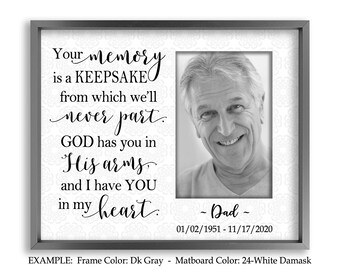 mum and dad memorial photo frame