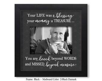 mum and dad memorial photo frame