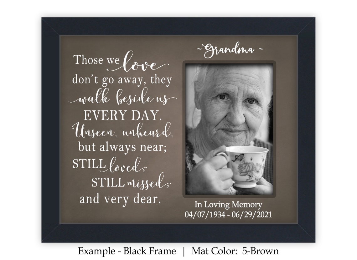 Sympathy Gift Idea Mom Memorial Dad Memorial Because Etsy