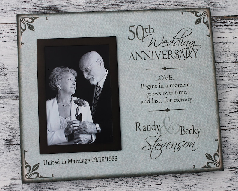 personalized anniversary gift handmade anniversary picture frame CAN-302 Wedding gift anniversary wedding frame Anniversary gift