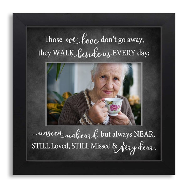 Bereavement frame, loss of loved one, grief and mourning, sympathy gift, sympathy picture frame, desk top frame, memorial condolence CAN-051