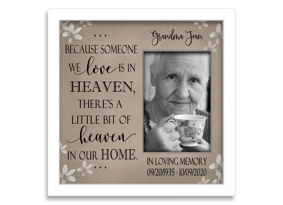 Memorial Gifts for Loss of Loved One Personalized Picture Etsy