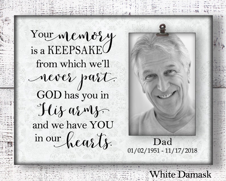 condolence gift sympathy gift memorial sign memorial frame father memorial CAN-205 mother memorial bereavement gift in memory of