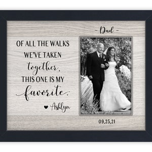 Father of the Bride Gift from Bride, Wedding Gift for Dad, Wedding Frames Personalized, Wedding Gifts, Wedding Frames, Fathers Day Gift