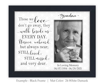 Condolence picture frame, remembrance gift, funeral decoration, sympathy present, christmas gift, sympathy gift sympathy gift mother CAN-200