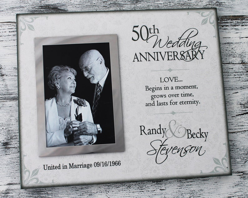 personalized anniversary gift handmade anniversary picture frame CAN-302 Wedding gift anniversary wedding frame Anniversary gift