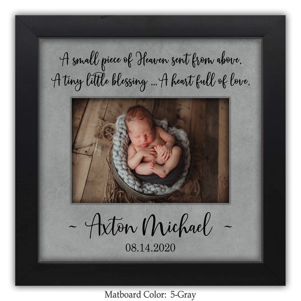Baby Gifts, Personalized Baby Frame, Gifts for Baby, Newborn Gifts, New Baby Gifts, Baby Picture Frame for Grandma, Newborn Girl Boy Frame