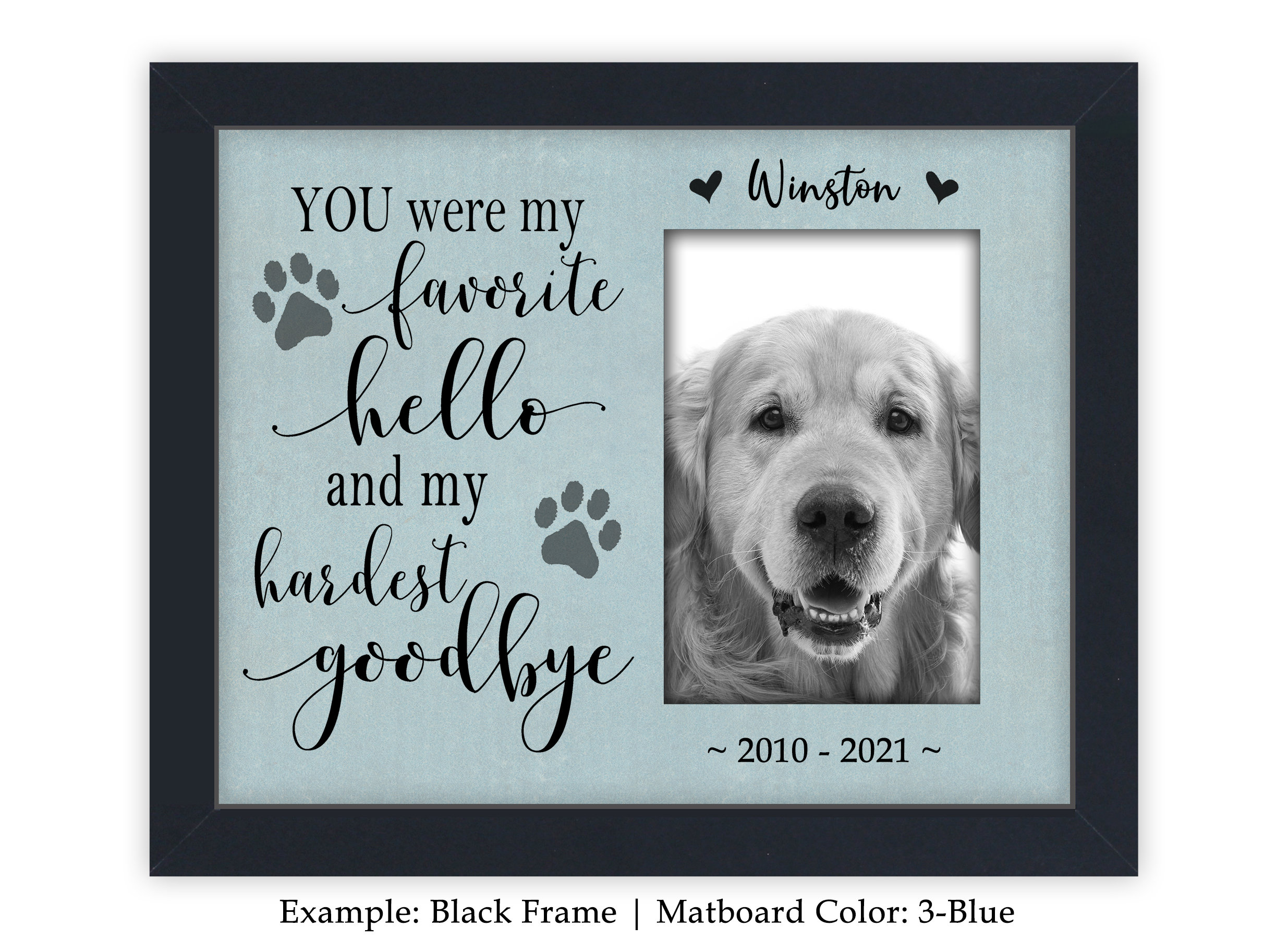 dog memorial presents