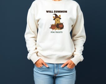 Corgi Owner Halloween Sweatshirt - Will Summon Crewneck
