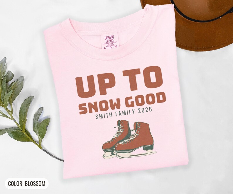 Family Christmas Shirt - Up to Snow Good Comfort Colors Tee image 10