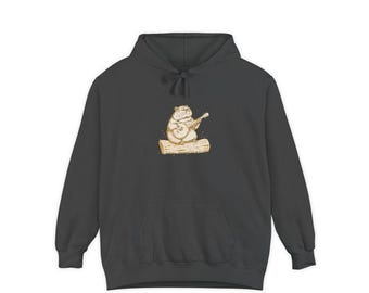 Men's Folk Music Lover Hoodie - Pickin' Comfort Colors Hoodie