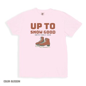Family Christmas Shirt - Up to Snow Good Comfort Colors Tee image 9