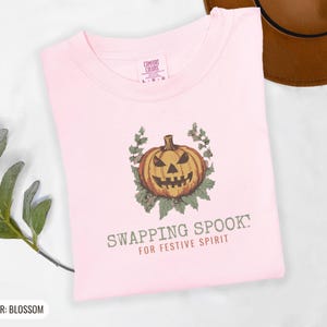 Teacher Christmas Shirt - Swapping Spooky Comfort Colors Tee image 8