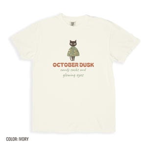 Cute Halloween Shirt - October Dusk - Comfort Colors Tee image 9