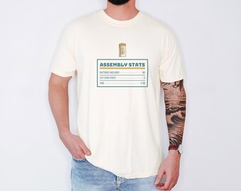 Dad Christmas Shirt - Assembly Stats Comfort Colors Tee