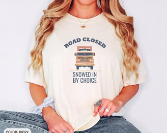 Introvert Winter Shirt - Road Closed Comfort Colors Tee