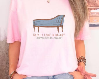 Does It Come In Black Shirt, Halloween Shirt, Blossom Comfort Colors Tee