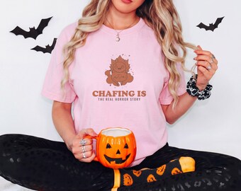 Runner Halloween Shirt - Chafing is the Real Horror Story Tee