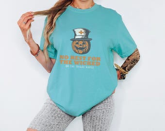 No Rest For The Wicked Triage Nurse Shirt, Er Nurse Shirt, Seafoam Comfort Colors Tee