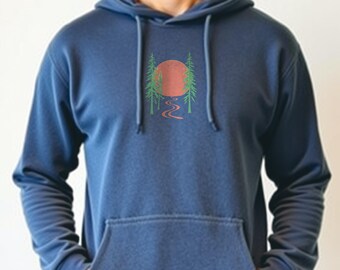 Men's Weekend Hiker Hoodie - Pine Ridge Comfort Colors Hoodie