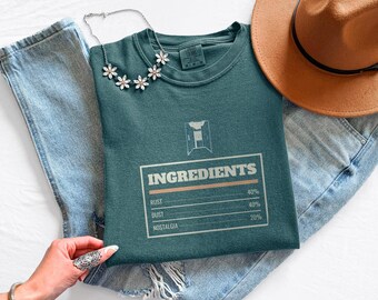 Urban Explorer Shirt - Ingredients Rust 40 Dust 40 Nostalgia 20 Tee, Comfort Colors Tee