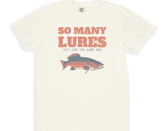 Angler Shirt - So Many Lures Comfort Colors Tee