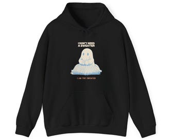 Felpa con cappuccio da casa per Halloween - Non ho bisogno di un maglione