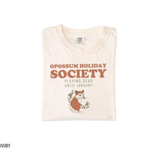 Opossum Lover Christmas Shirt - Opossum Holiday Society Tee image 10