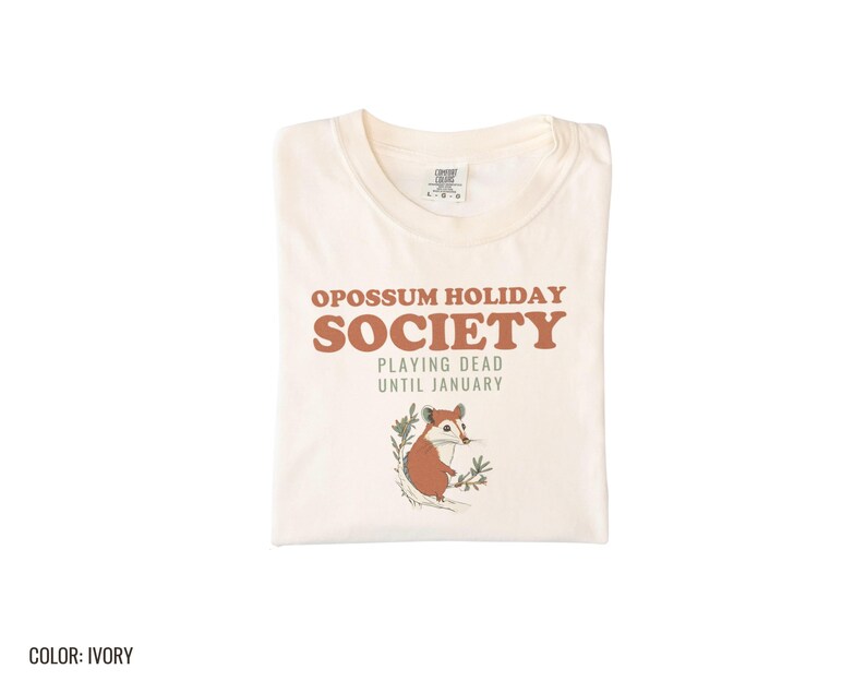 Opossum Lover Christmas Shirt - Opossum Holiday Society Tee image 10