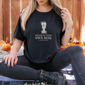 Reader Halloween Shirt - Enter at Your Own Risk Comfort Colors Tee image 11