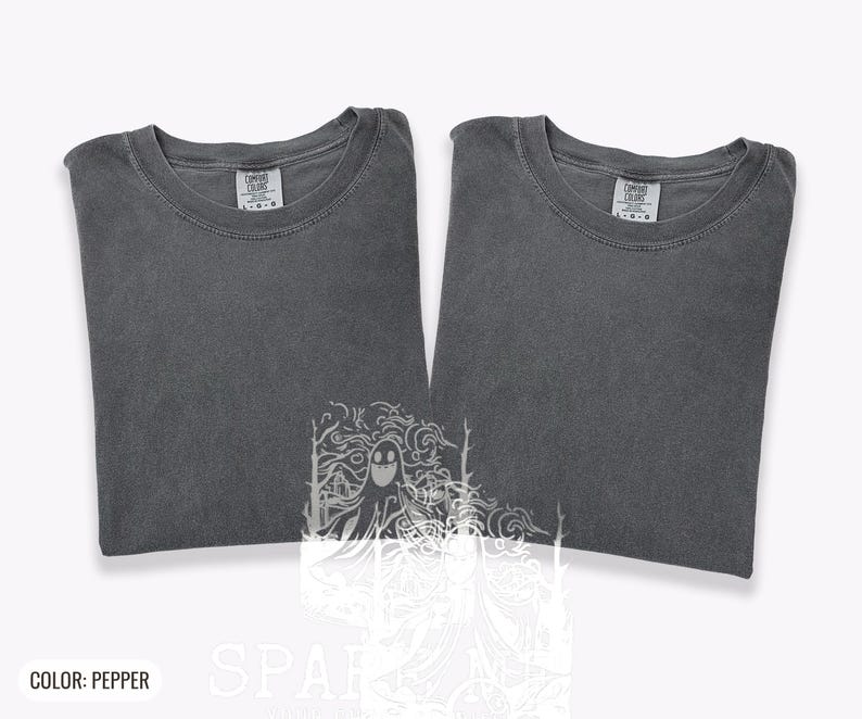 Spare Me Your Ghost Stories Tee, Spooky Bowling Halloween Shirt, Blue Spruce Comfort Colors Tee image 11
