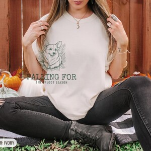 Corgi Fall Shirt - Falling for the Sploot Season Comfort Colors Tee image 2