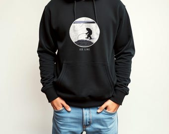 Men's Fishing Enthusiast Winter Hoodie - Ice Line Pullover