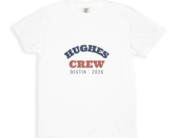 Group Shirt - Custom Name Place Year Varsity Comfort Colors Tee
