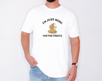 Family Halloween Shirt - I'm Just Here for the Treats Tee
