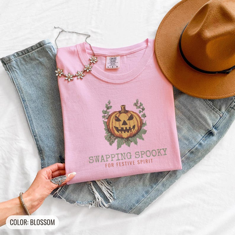 Teacher Christmas Shirt - Swapping Spooky Comfort Colors Tee image 9