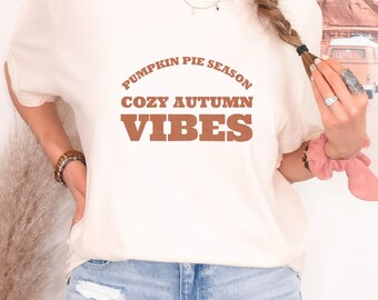 Pumpkin Pie Season Shirt, Pumpkin Fan Gift, Khaki Comfort Colors Tee