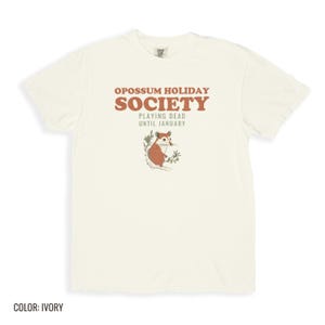 Opossum Lover Christmas Shirt - Opossum Holiday Society Tee image 11