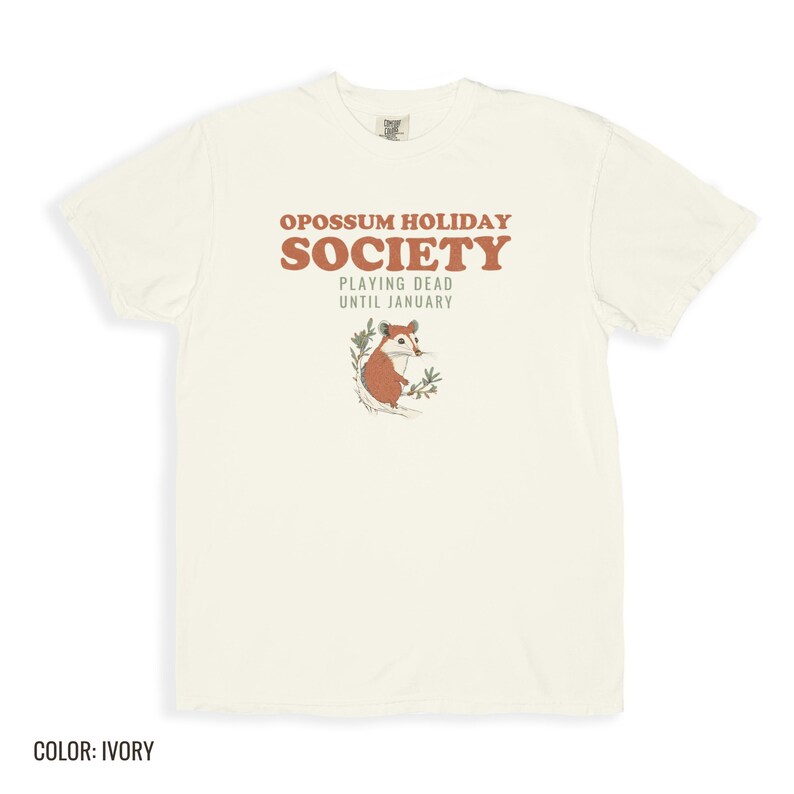 Opossum Lover Christmas Shirt - Opossum Holiday Society Tee image 11